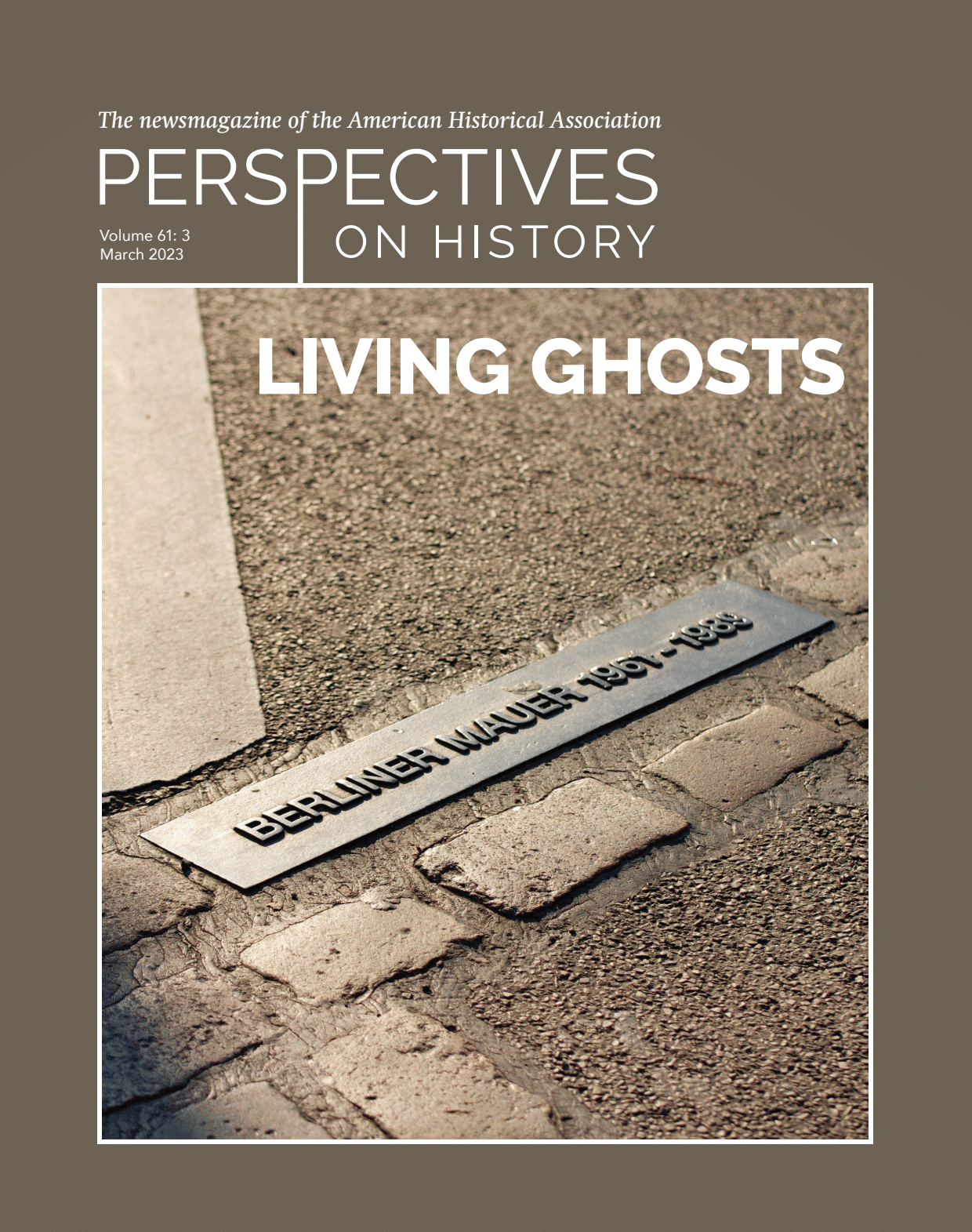 Perspectives on History March 2023 Cover. 